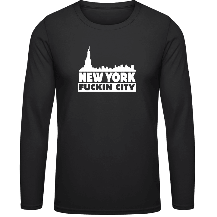 New York Fucking City Långärmad skjorta contain pic