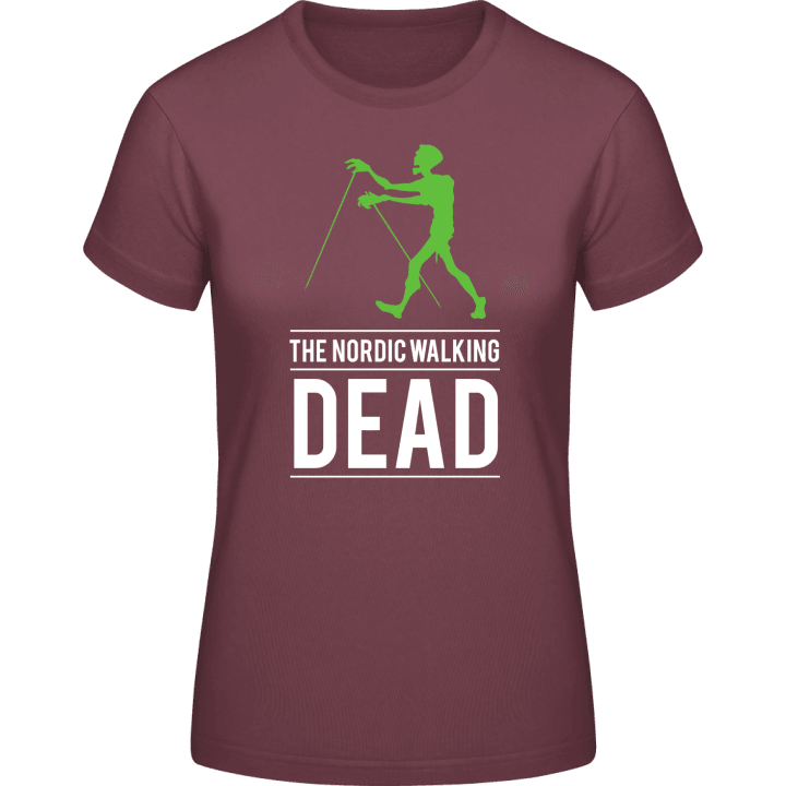 The Nordic Walking Dead T-skjorte for kvinner contain pic