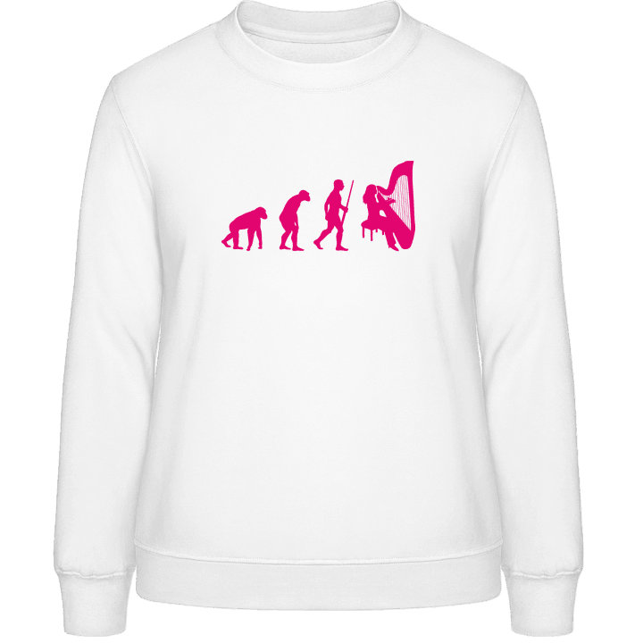 Harpist Woman Evolution Sweatshirt för kvinnor contain pic