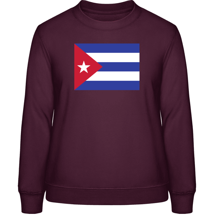 Cuba Flag Sudadera de mujer contain pic