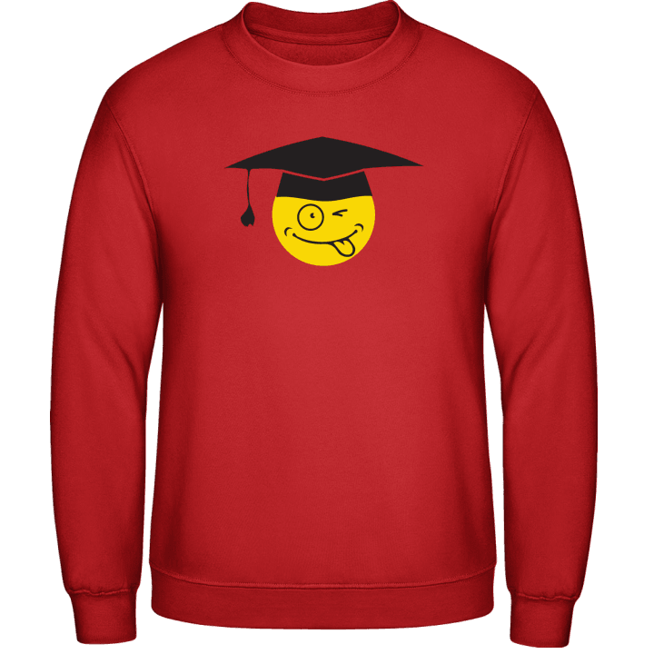 Graduate Smiley Sweatshirt contain pic