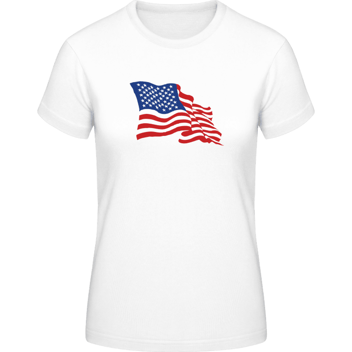 Stars And Stripes USA Flag T-skjorte for kvinner contain pic