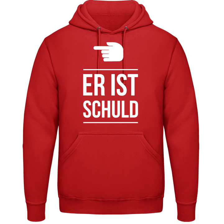 Er ist schuld Hoodie contain pic