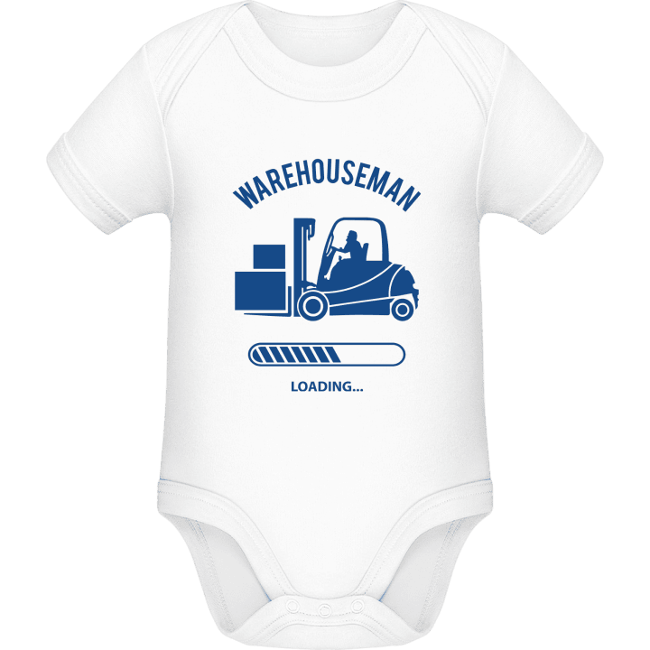 Warehouseman Loading Baby Romper contain pic