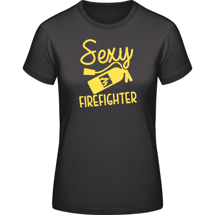 Sexy Firefighter T-shirt för kvinnor contain pic