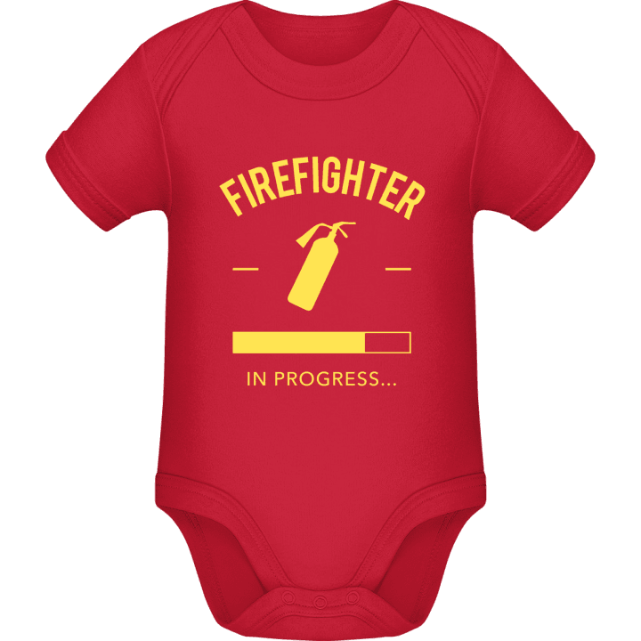 Firefighter in Progress Baby romperdress contain pic