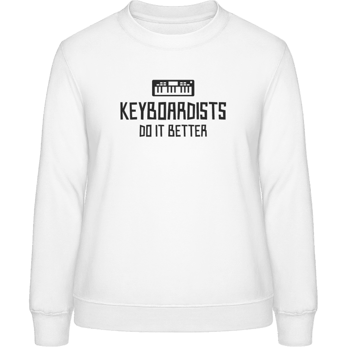 Keyboardists Do It Better Sweatshirt för kvinnor contain pic