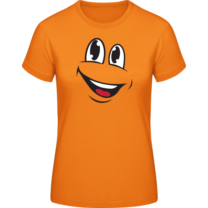 Happy Comic Character T-skjorte for kvinner contain pic