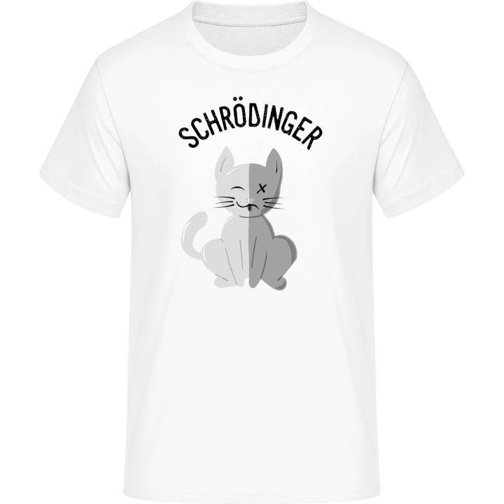 Schrödinger Cat Illustration T-Shirt contain pic