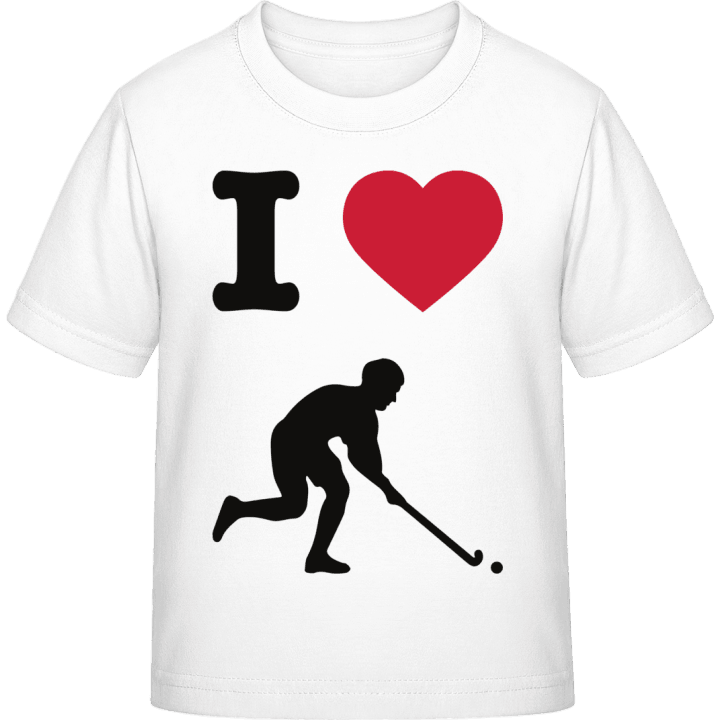 I Heart Field Hockey Logo Kids T-shirt contain pic