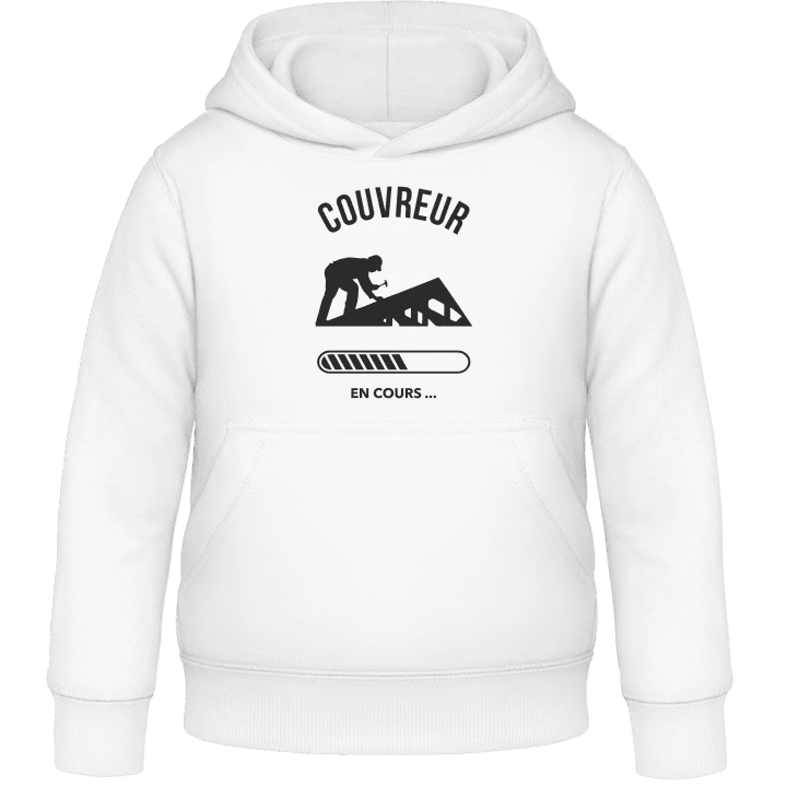 Couvreur en cours Kids Hoodie contain pic