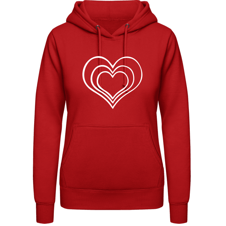 Three Hearts Women Hoodie contain pic