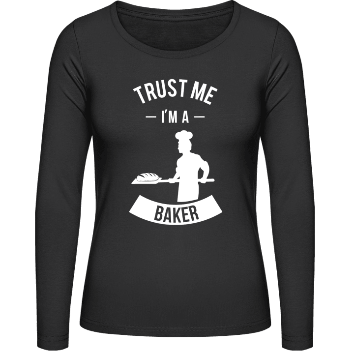 Trust Me I'm A Baker Frauen Langarmshirt contain pic