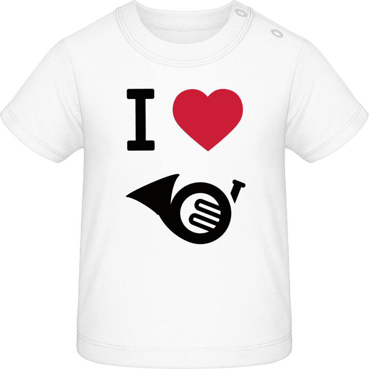I Heart French Horn T-shirt för bebisar 0 image