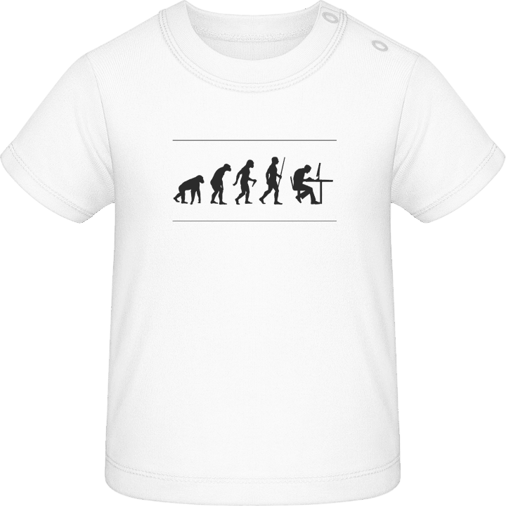 Funny Evolution Geek Baby T-Shirt contain pic