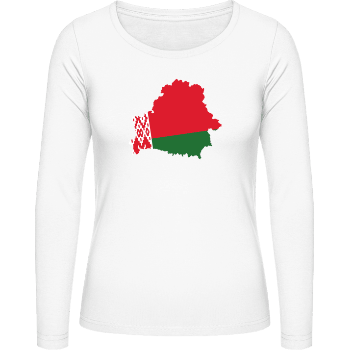 Belarus Map Frauen Langarmshirt contain pic
