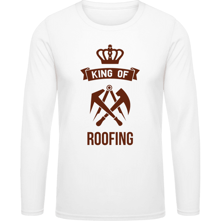 King Of Roofing Langermet skjorte contain pic