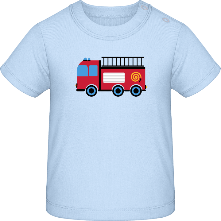 Fire Department Comic Truck Baby T-skjorte contain pic