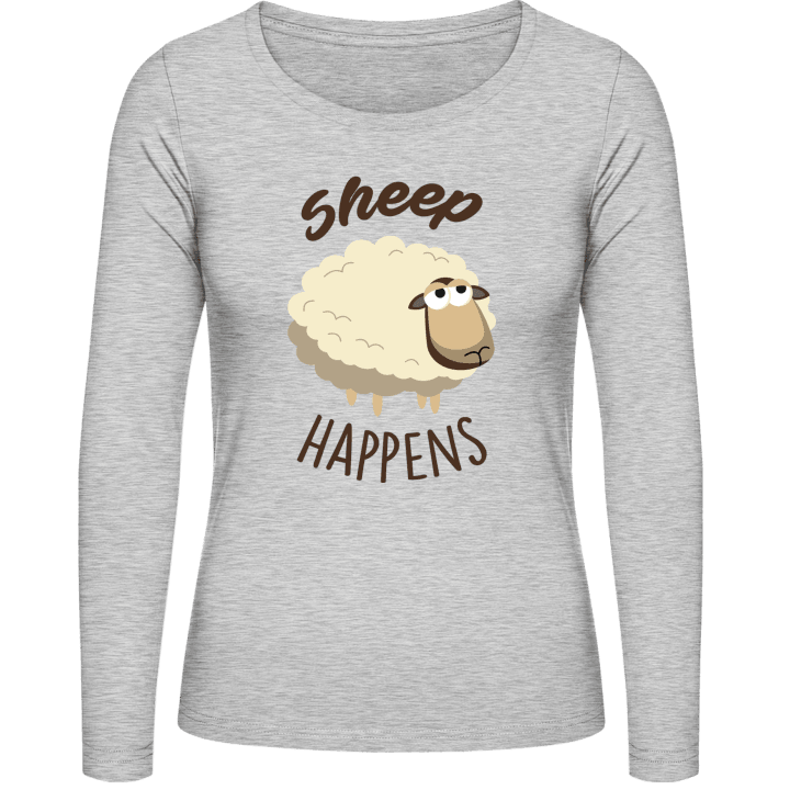 Sheep Happens Frauen Langarmshirt 0 image