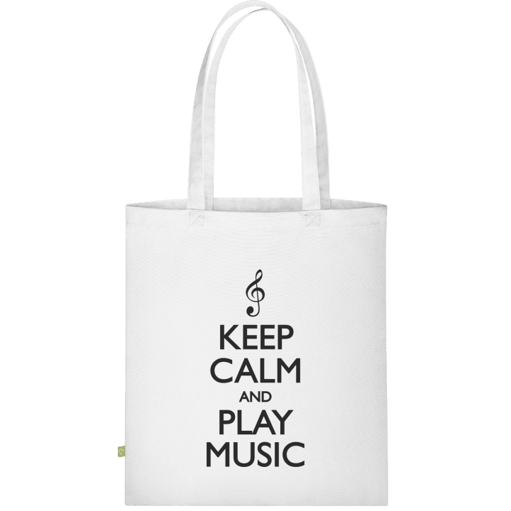 Keep Calm and Play Music Bolsa de tela contain pic