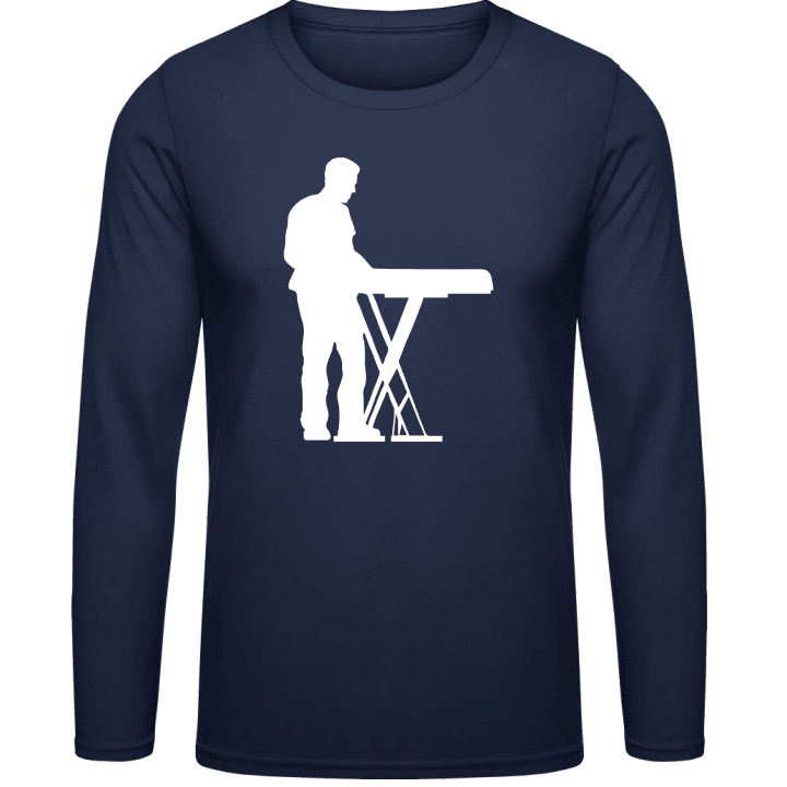 Keyboardist Illustration Long Sleeve Shirt contain pic