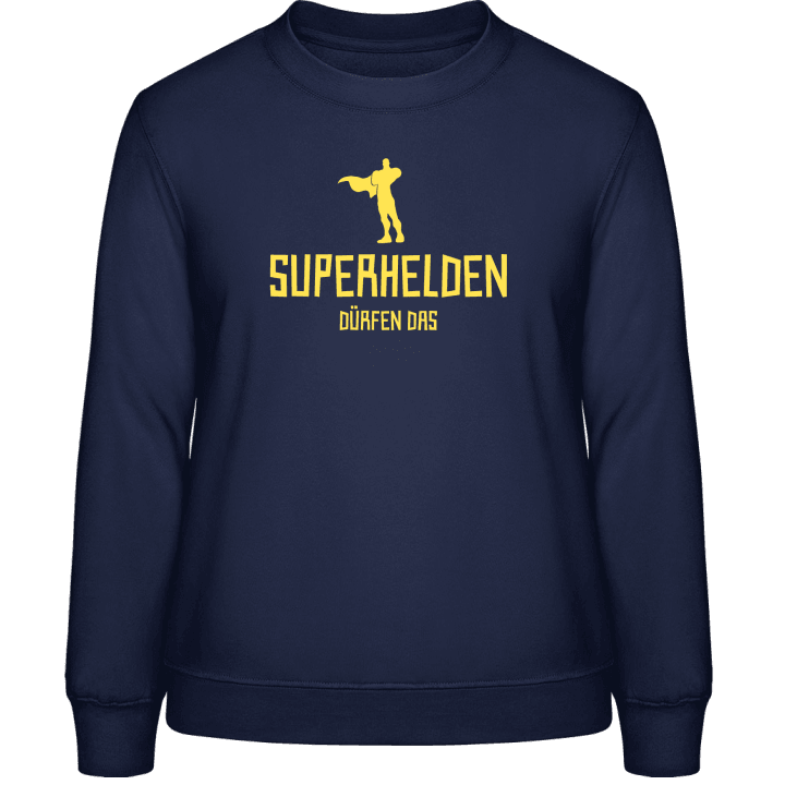 Superhelden dürfen das Frauen Sweatshirt 0 image
