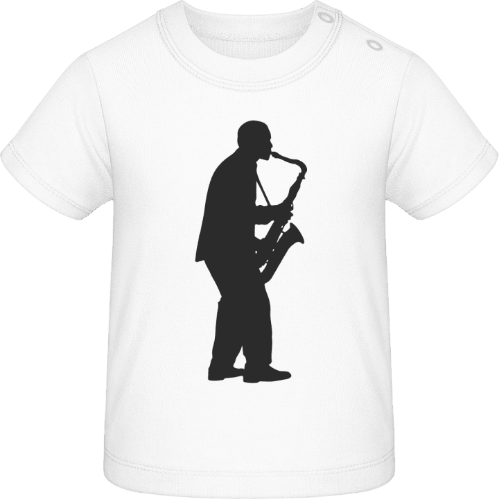 Saxofonist T-shirt för bebisar contain pic