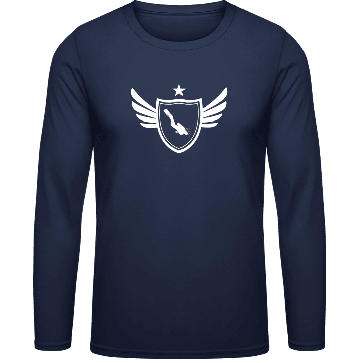 Diver Winged T-shirt à manches longues contain pic
