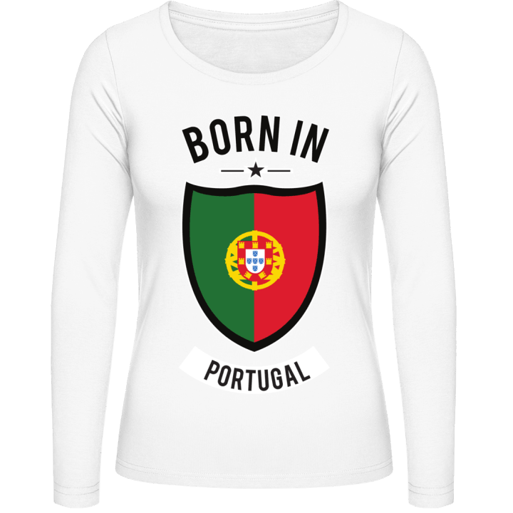 Born in Portugal Langermet skjorte for kvinner 0 image