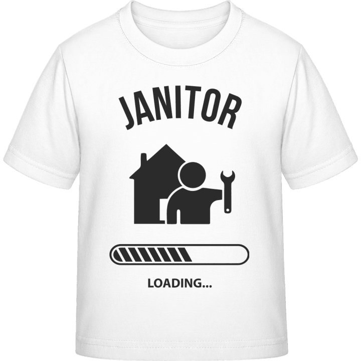 Janitor Loading Kids T-shirt contain pic
