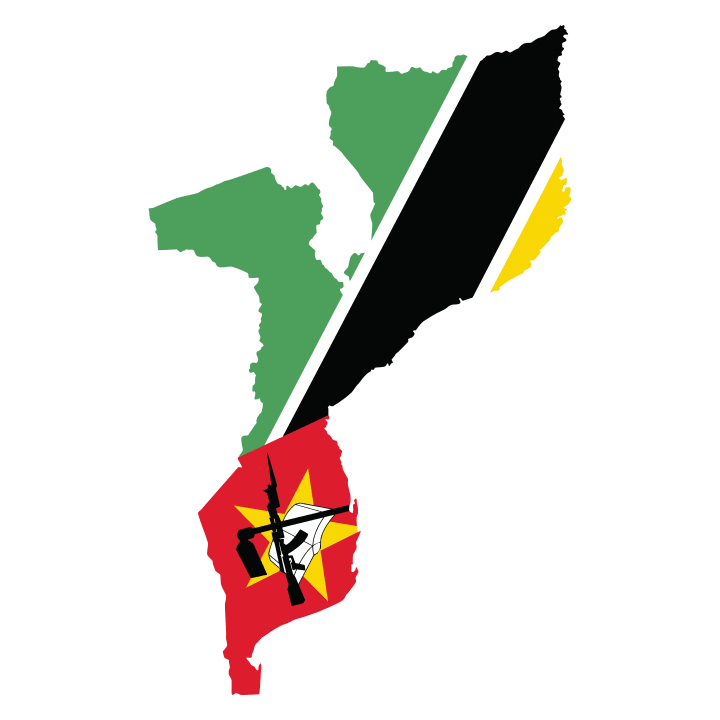 Mozambique Map Langarmshirt 0 image