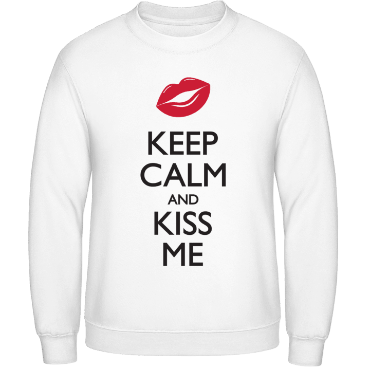 Keep Calm And Kiss Me Felpa contain pic