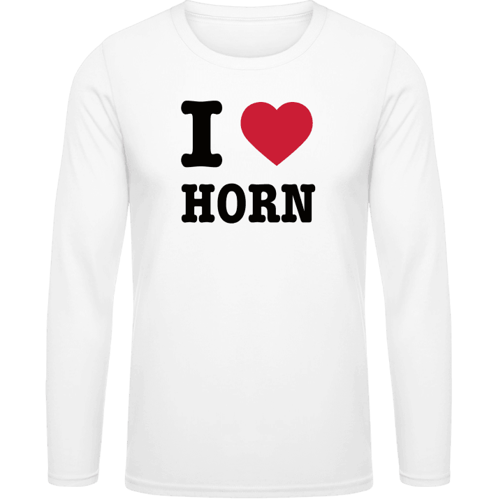 I Love Horn Langermet skjorte contain pic