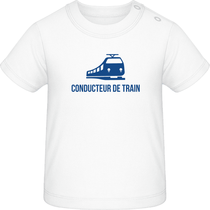 Conducteur de train Baby T-skjorte contain pic