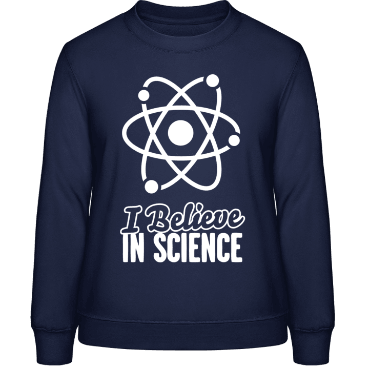 I Believe In Science Sweatshirt för kvinnor contain pic
