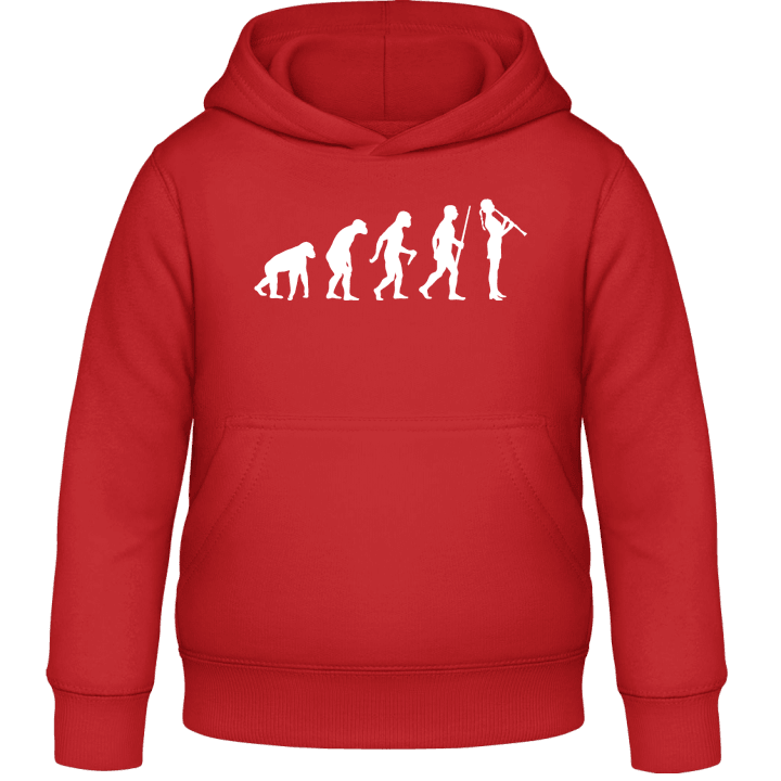 Clarinetist Evolution Kids Hoodie contain pic