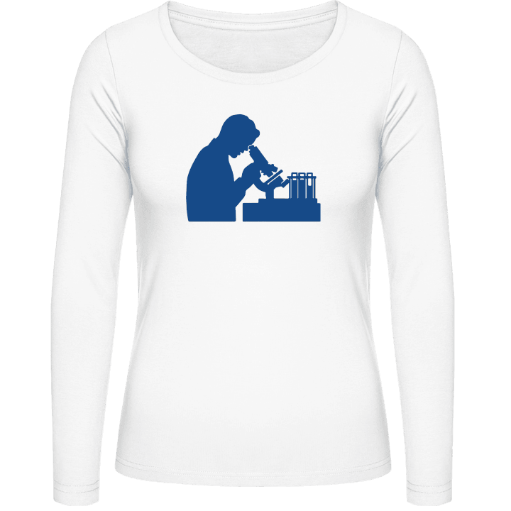 Chemist Silhouette Vrouwen Lange Mouw Shirt contain pic