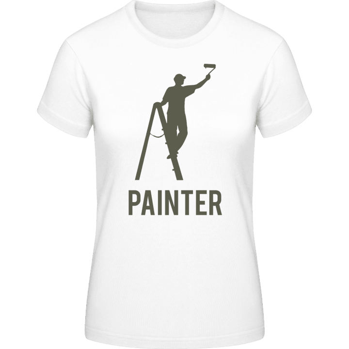 Painter At Work Women T-Shirt contain pic