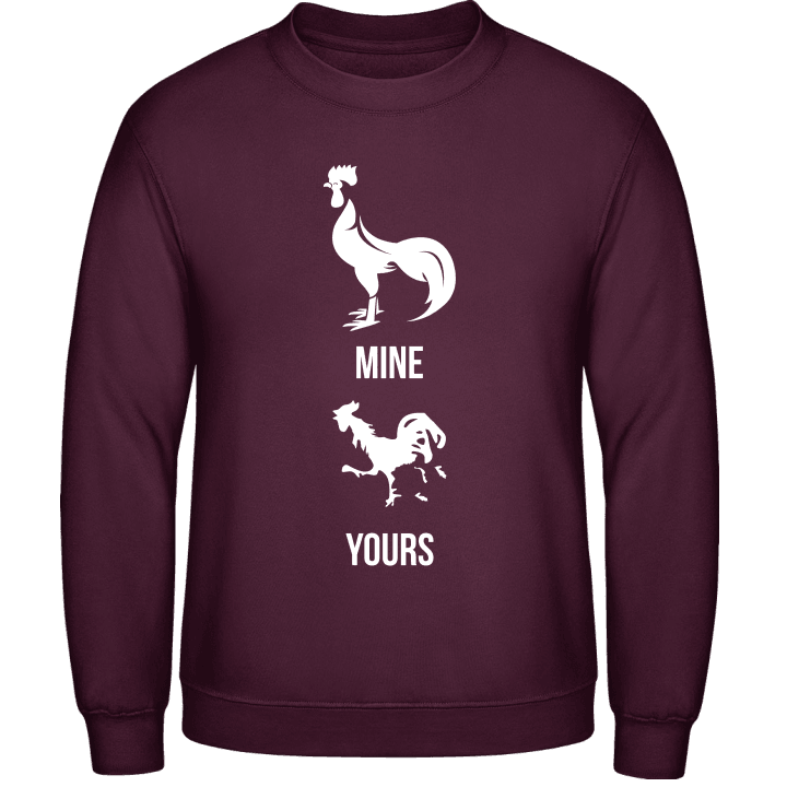 Mine Yours Rooster Sudadera contain pic