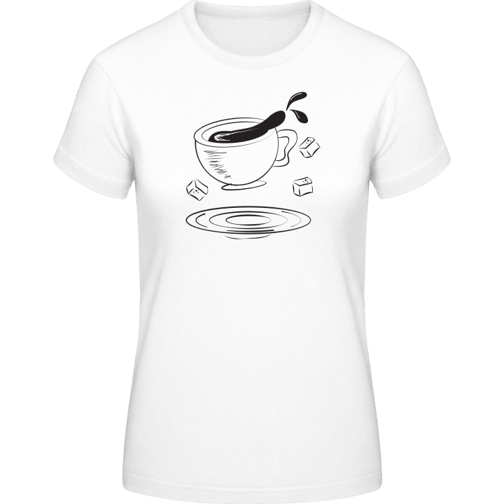 Coffee Illustration T-shirt för kvinnor 0 image