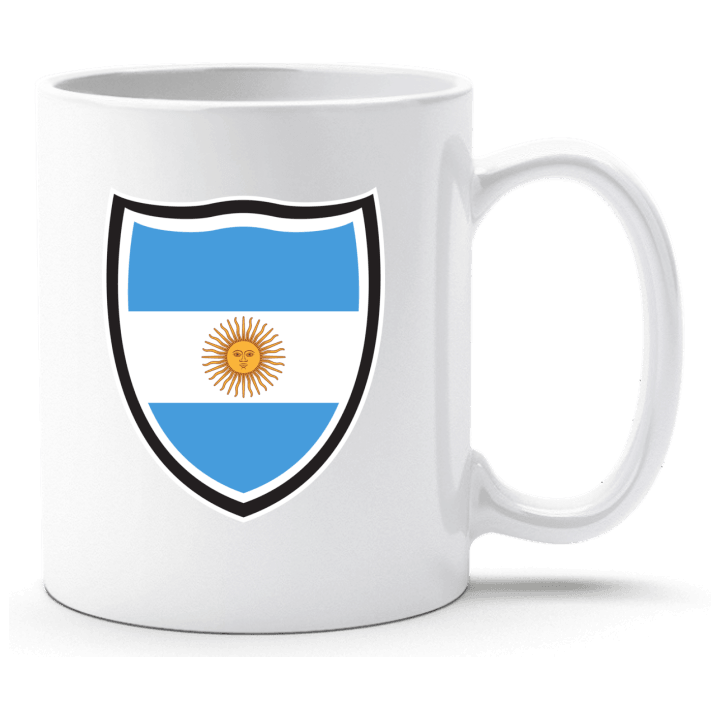 Argentina Flag Shield Tasse contain pic