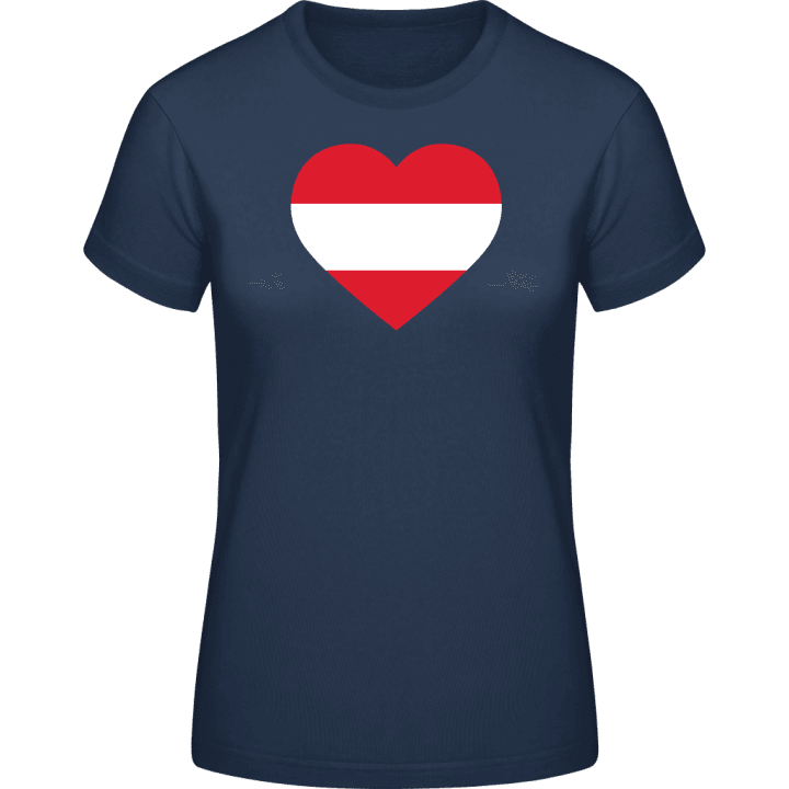 Austria Heart T-skjorte for kvinner 0 image