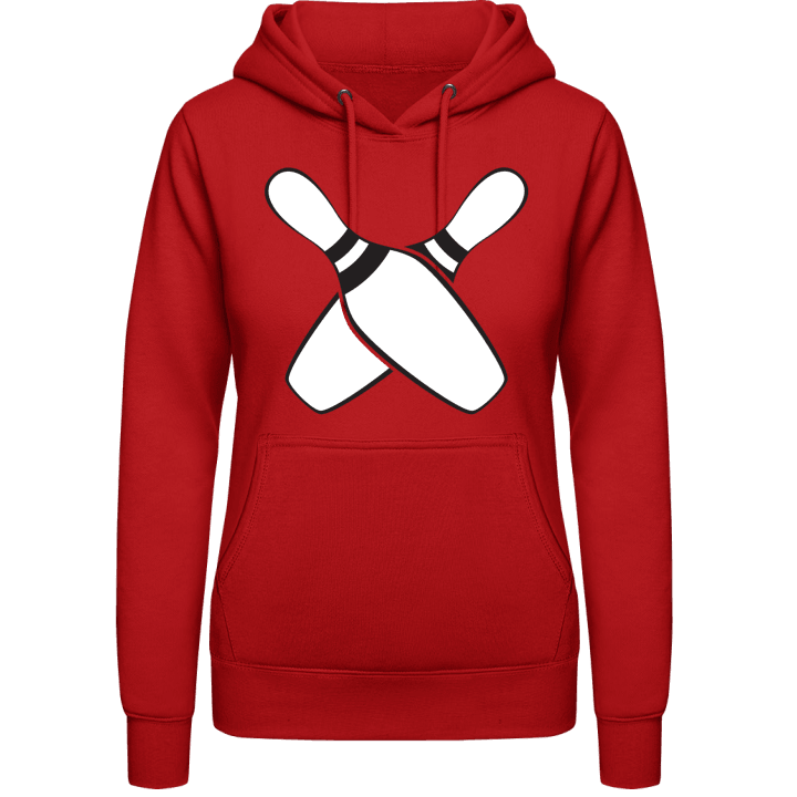 Bowling Crossed Vrouwen Hoodie contain pic