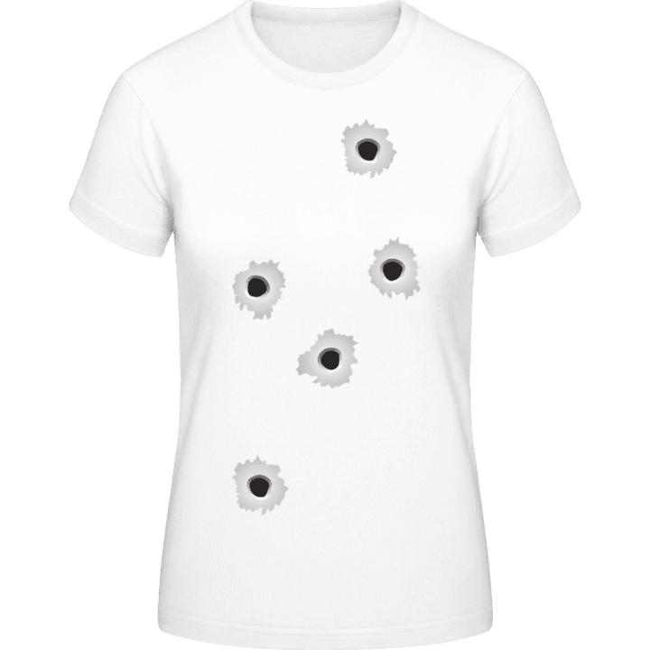 Bullet Shots Effect Women T-Shirt contain pic