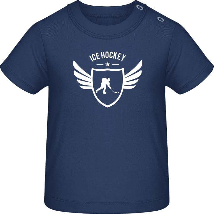 Ice Hockey Star Baby T-skjorte contain pic