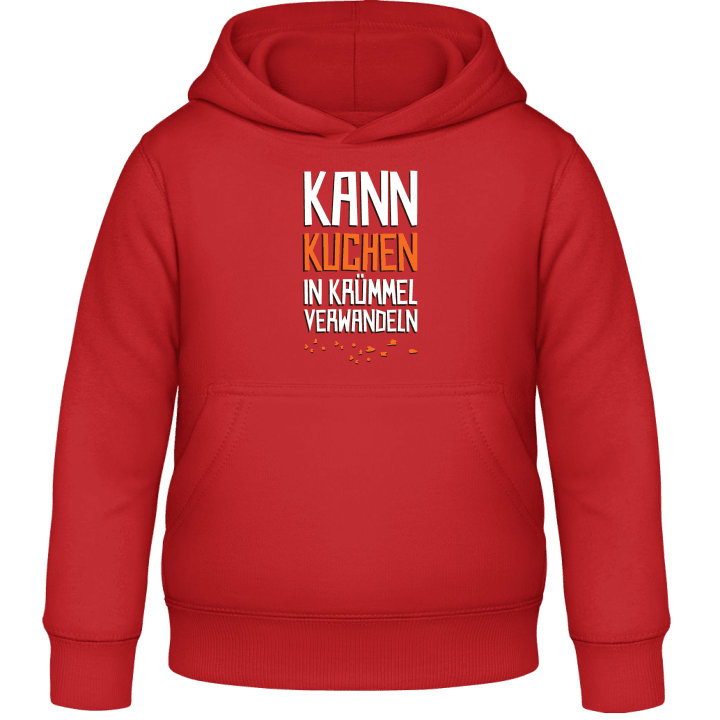 Kann Kuchen in Krümel verwandeln Sweat à capuche pour enfants contain pic