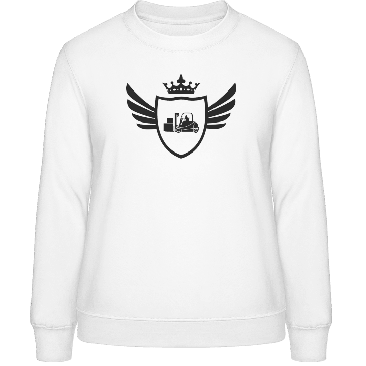 Warehouseman Coat Of Arms Winged Sweatshirt för kvinnor contain pic