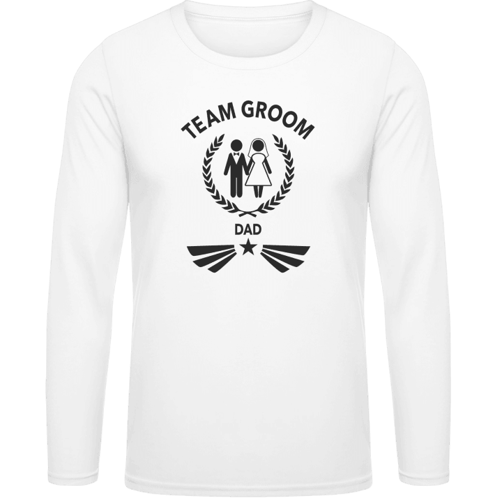 Team Groom Dad T-shirt à manches longues contain pic