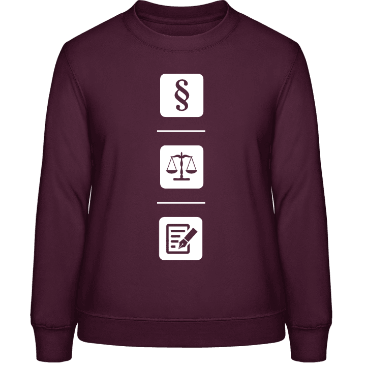 Section Scale Notary Frauen Sweatshirt contain pic