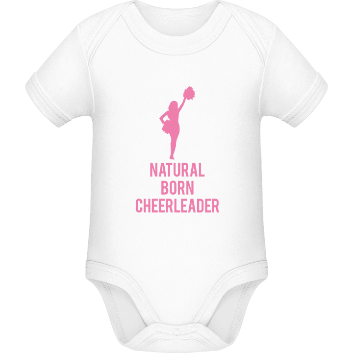 Natural Born Cheerleader Baby Romper contain pic